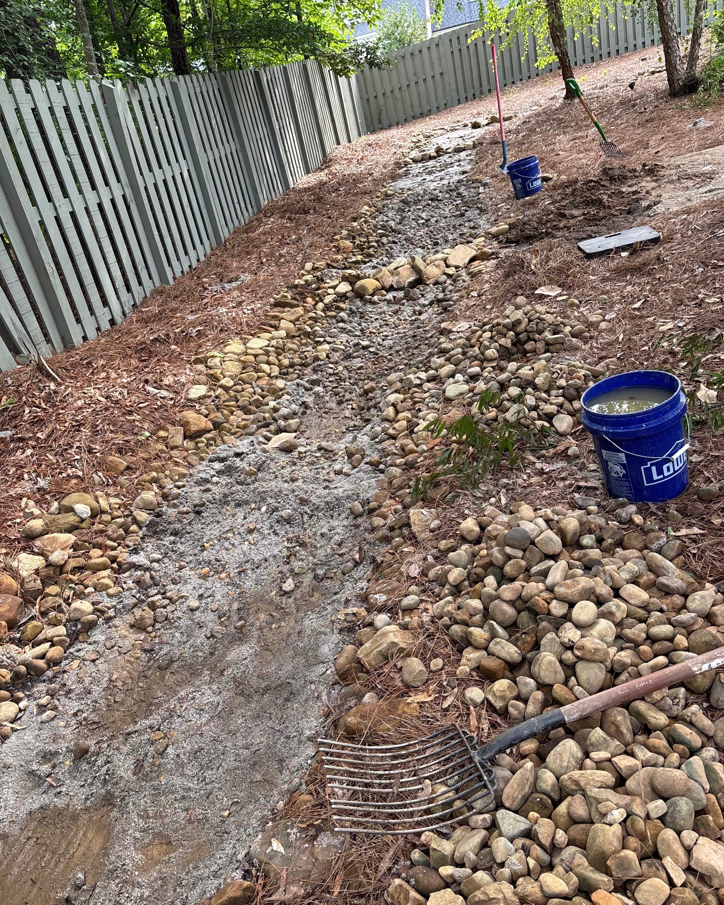 Before photo of Grading & Dirt Work job in Augusta, GA by Anything Exterior