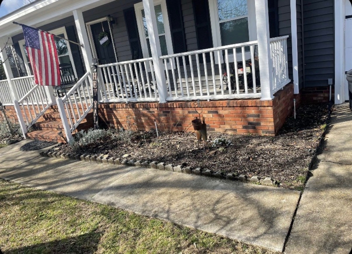 Before photo of Mulch & Pine Straw job in Augusta, GA by Anything Exterior