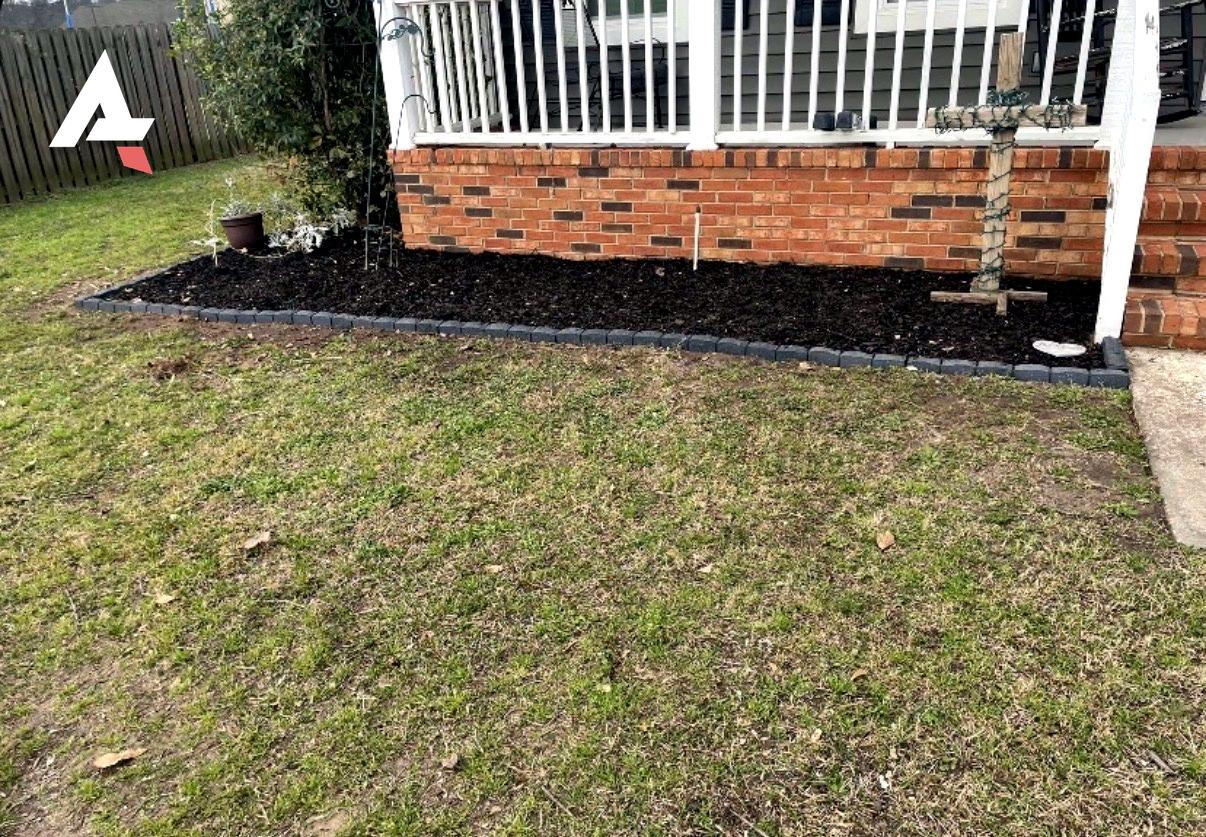 After photo of Mulch & Pine Straw job in Augusta, GA by Anything Exterior